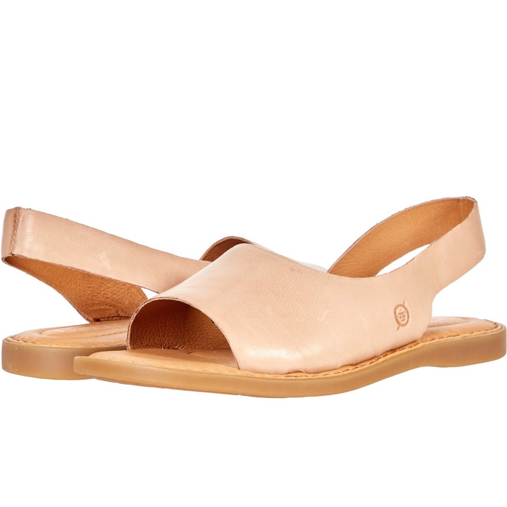 Born Inlet Women’s flat sandals in Natural leather, size 9M